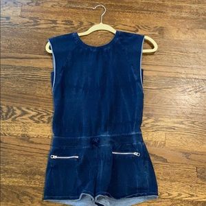 Blue kids romper